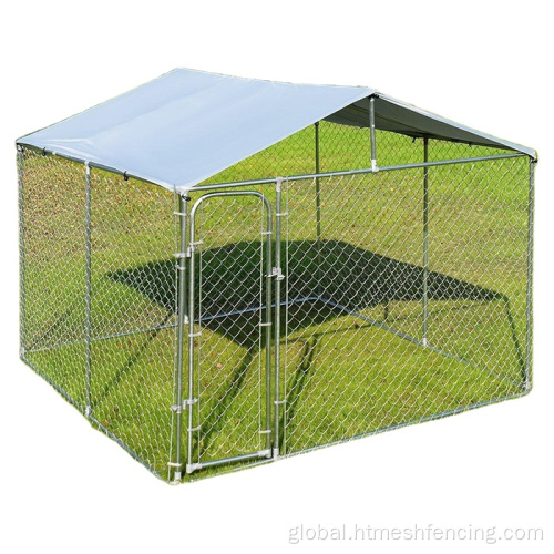 Dog Wire Kennel Outdoor Metal Large Pet Cage Dog Kennel Factory